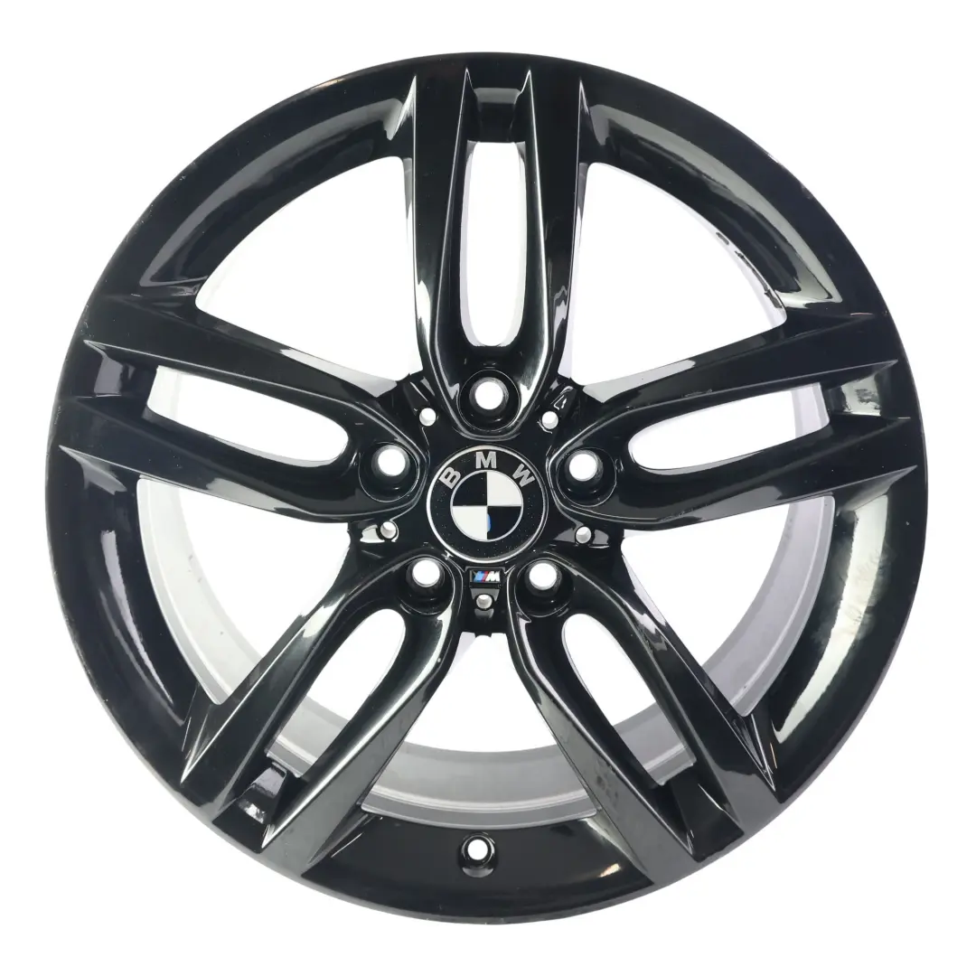 BMW F20 F21 Alu Felge Hinten Schwarz 18" ET:52 8J M Doppelte Speiche 461 - SKU 7846785-6 - Teilenummer 7846785