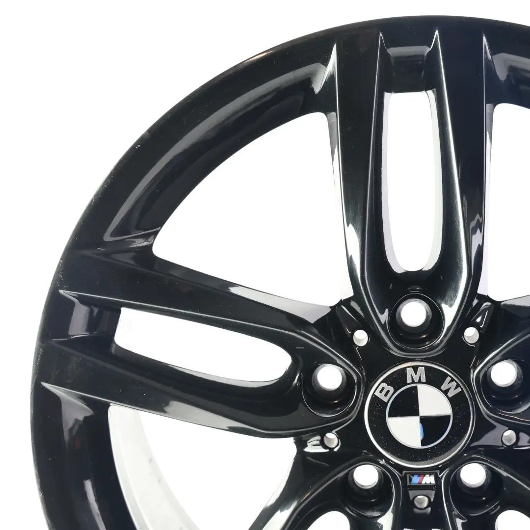 Alu Felge Hinten Schwarz 18" ET:52 8J M Doppelte Speiche 461 für BMW F20 F21 mit Teilenummer 7846785 BMW F20 F21 Alu Felge Hinten Schwarz 18" ET:52 8J M Doppelte Speiche 461 - SKU 7846785-6 - Teilenummer 7846785