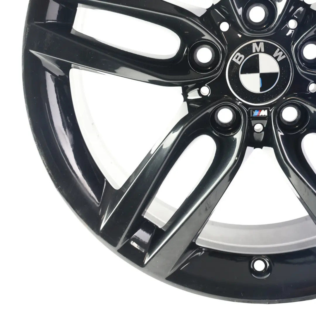 BMW F20 F21 Felga Tylna Czarna 18" ET52 8J M Double Spoke 461 - SKU 7846785-6 - Numer Części 7846785