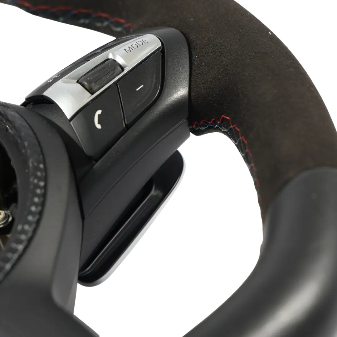 Lenkrad M Sport Alcantara Schaltwippen Carbon für BMW F20 F21 LCI F30 F31 F32 mit Teilenummer 7850403 BMW F20 F21 LCI F30 F31 F32 Lenkrad M Sport Alcantara Schaltwippen Carbon - SKU 7850403-12 - Teilenummer 7850403
