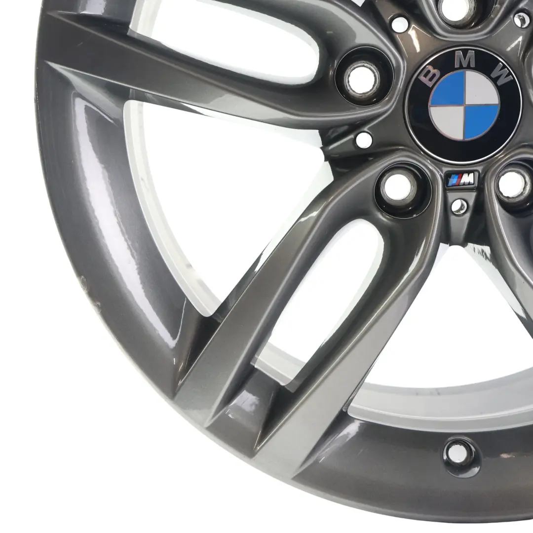  Llanta de aleación BMW F20 F21 F22 Gris Férrico 18" 7,5J ET:45 M Doble Radio 461 - SKU 7852489-2 - Número de pieza 7852489