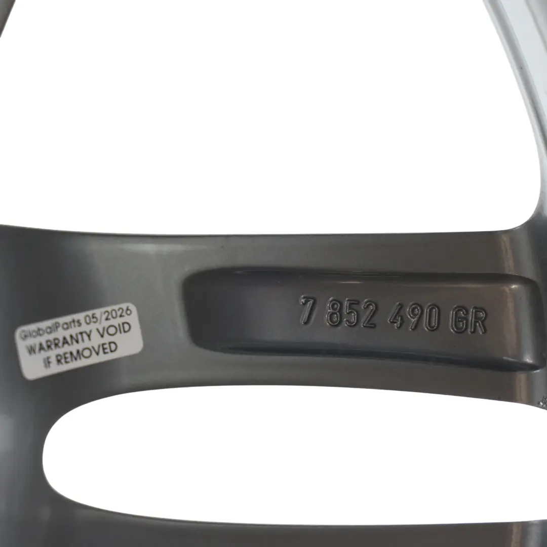 BMW F20 F21 Ferricgrey Rear Alloy Wheel Rim 18" 8J ET:52 M Double Spoke 461 - SKU 7852490-1 - Part number 7852490