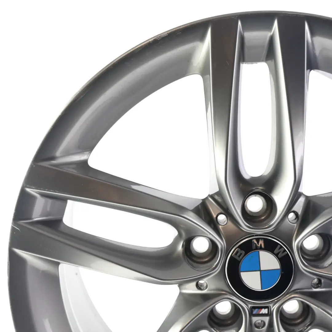 BMW F20 F21 Ferricgrey Rear Alloy Wheel Rim 18" 8J ET:52 M Double Spoke 461 - SKU 7852490-1 - Part number 7852490
