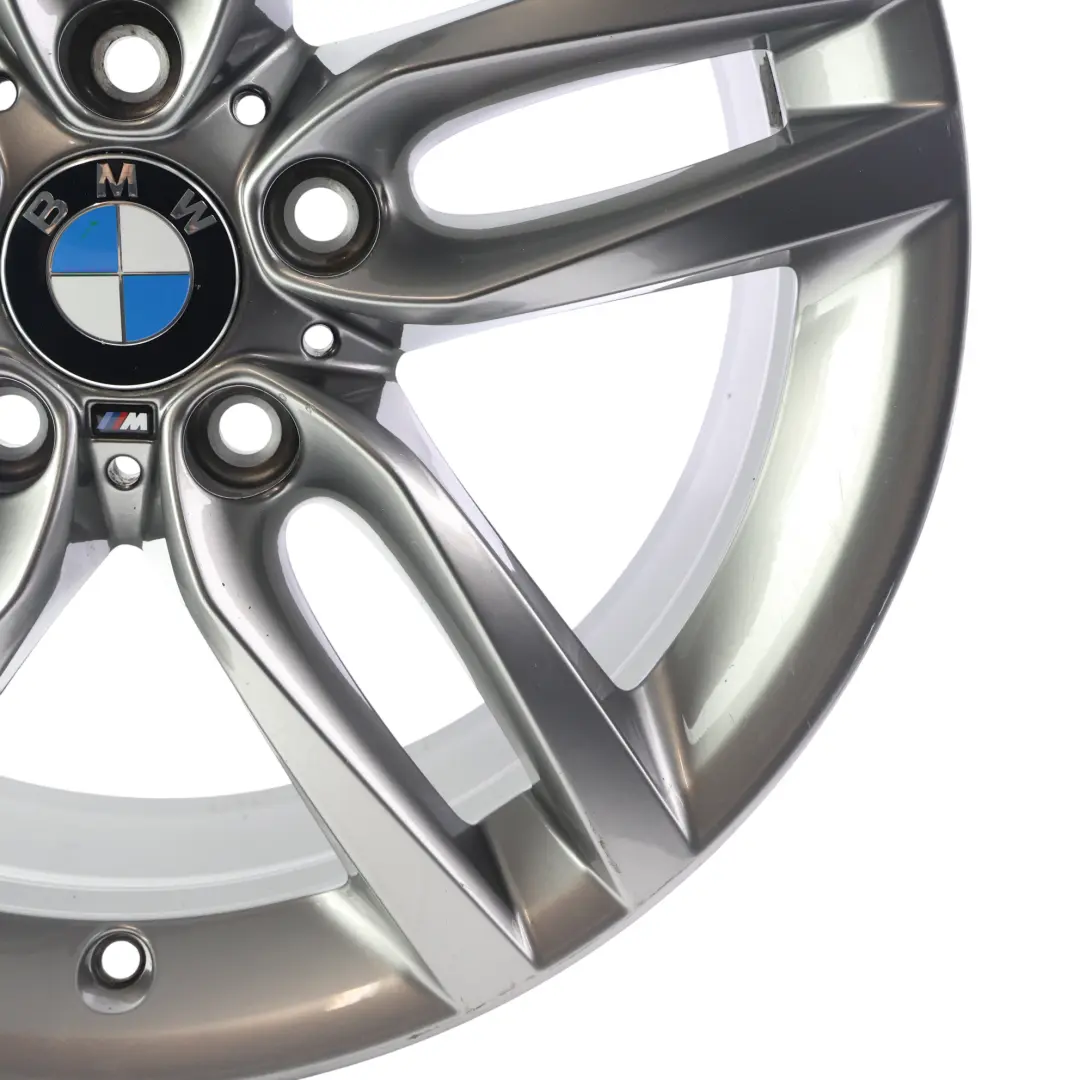 BMW F20 F21 Ferricgrey Jante arrière alliage 18" 8J ET:52 M double branche 461 - SKU 7852490-1 - Numéro de pièce 7852490