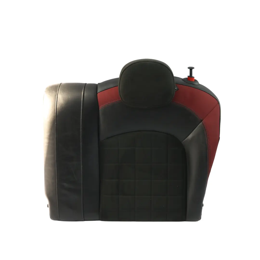 Mini F56 Respaldo Asiento Trasero Izquierdo Cubierta Tela Cuero Negro Rojo - SKU 7939551 - Número de pieza 7939551