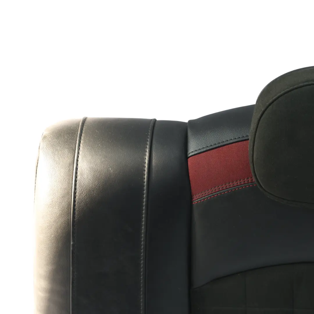 Mini F55 F56 Seat Backrest Rear Left N/S Cover Cloth Leather Dinamica Black Red - SKU 7939551 - Part number 7939551