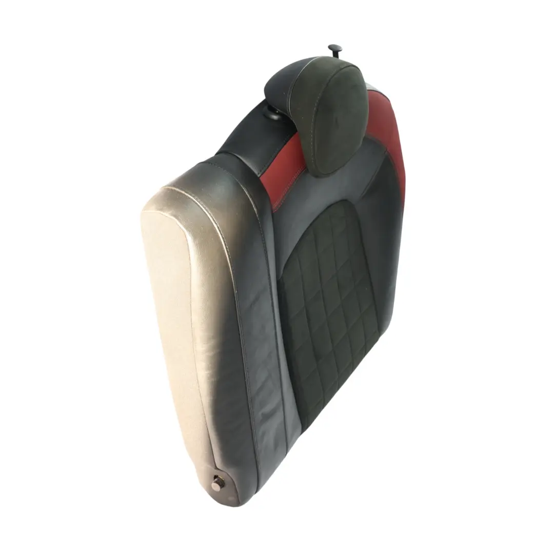 Mini F55 F56 Oparcie Tylne Lewe Materiał Skóra Dinamica Czarno-Czerwone - SKU 7939551 - Numer Części 7939551