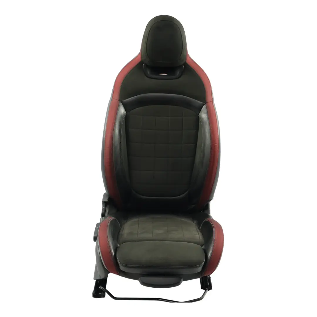 Mini F60 JCW Sport Seat Front Right O/S Heated Dinamica Red Black Half Leather - SKU 7946502-1 - Part number 7946502