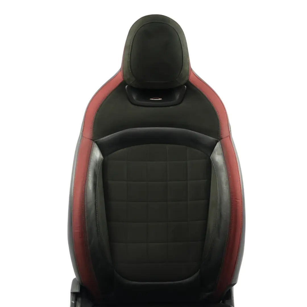 Mini F60 JCW Sportsitz Vorne Rechts Beheizt Dinamica Rot Schwarz Halbleder - SKU 7946502-1 - Teilenummer 7946502