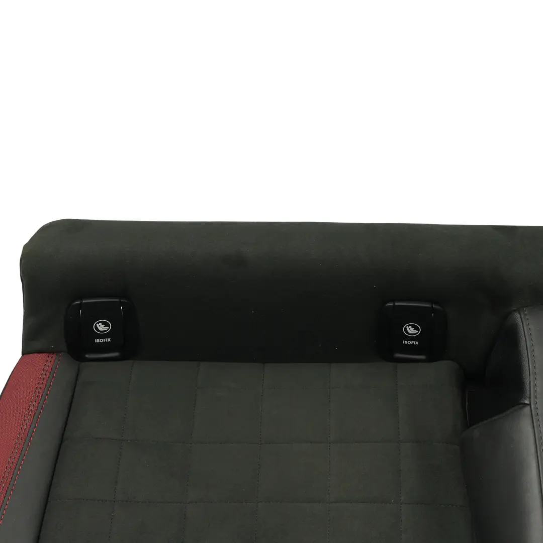 Mini F55 F56 Kanapa Tylna Materiał Dinamica Skóra Czarno-Czerwone - SKU 7948973 - Numer Części 7948973