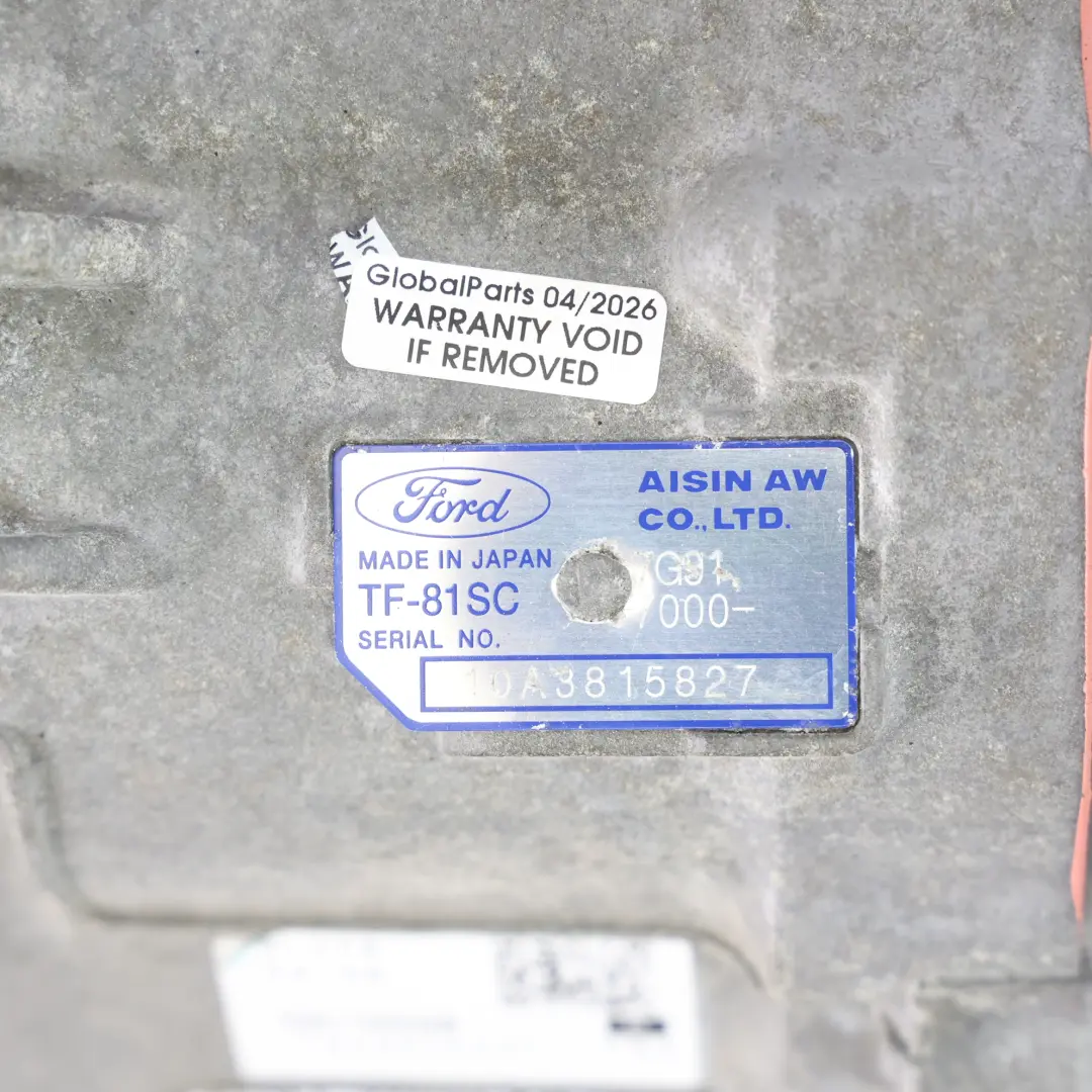 Mk2 2.0 Tdci Cambio Automatic 6 Velocità AWF21 GARANZIA per Ford Galaxy con numero di parte 7G91-7000-AB Ford Galaxy Mk2 2.0 Tdci Cambio Automatic 6 Velocità AWF21 GARANZIA - SKU 7G91-7000-AB - Numero di parte 7G91-7000-AB