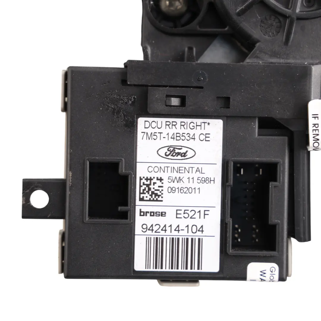Mk1 C394 Rear Window Regulator Mechanism Right O/S to Ford Kuga with Part number 7M51-R045H22-A Ford Kuga Mk1 C394 Rear Window Regulator Mechanism Right O/S - SKU 7M51-R045H22-A - Part number 7M51-R045H22-A