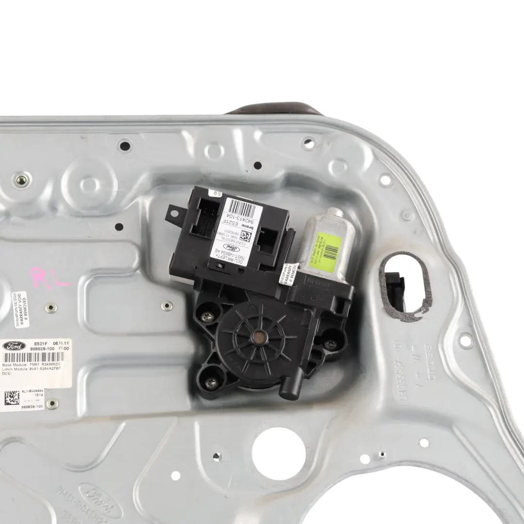 Mk1 C394 Rear Window Regulator Mechanism Left N/S to Ford Kuga with Part number 7M51-R045H23-A Ford Kuga Mk1 C394 Rear Window Regulator Mechanism Left N/S - SKU 7M51-R045H23-A - Part number 7M51-R045H23-A