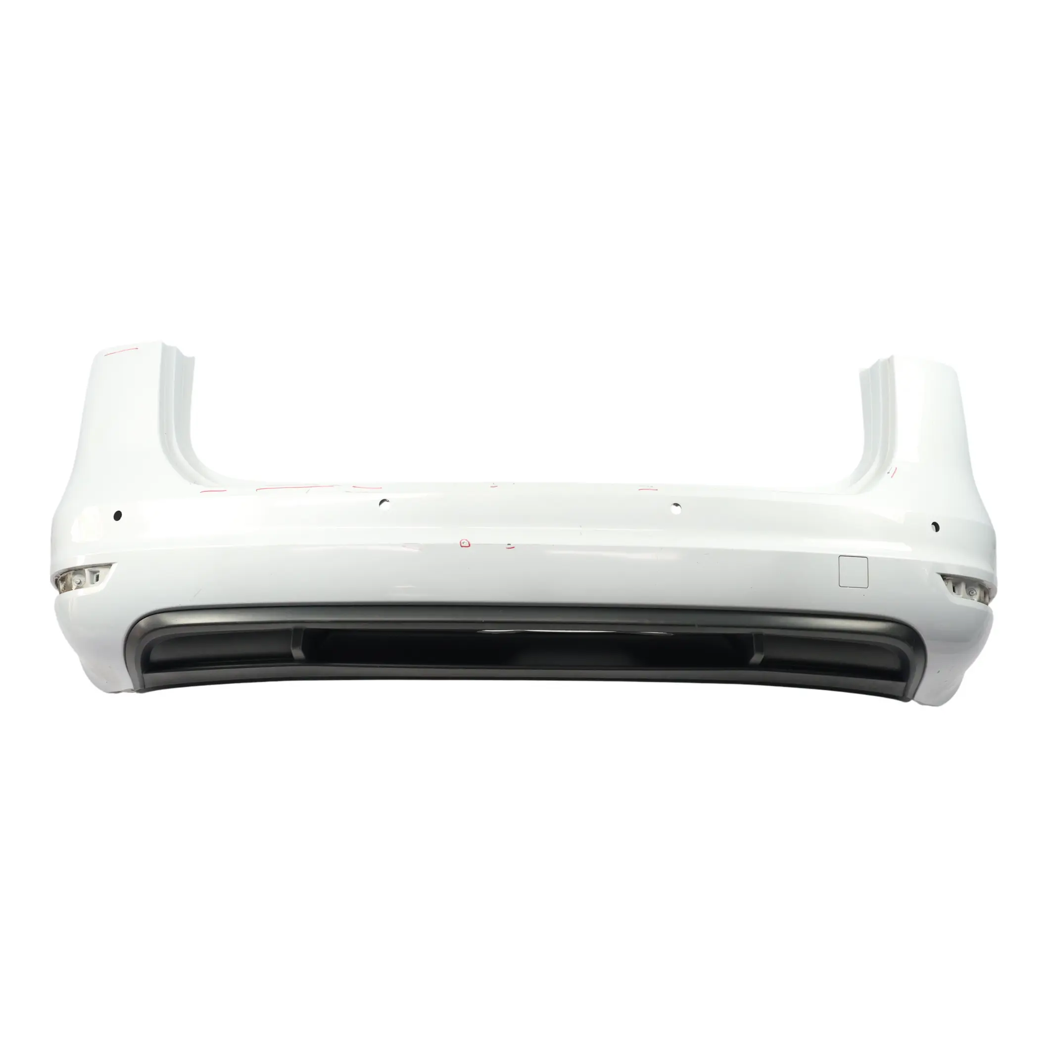 Volkswagen VW Sharan 7N Rear Bumper Trim Panel Cover White Silver Metallic - B9Z