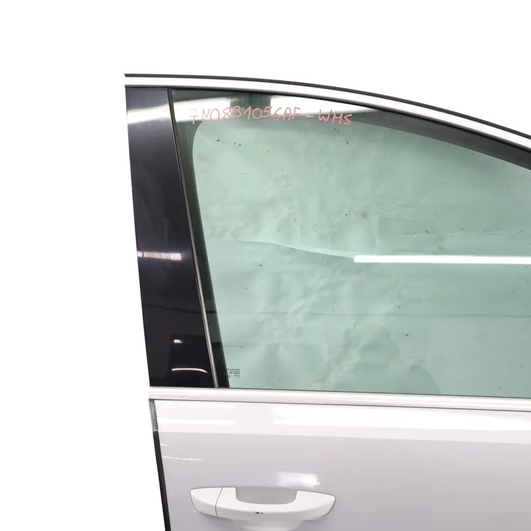 Seat Alhambra VW Sharan 7N Drzwi Prawe Przednie White Silver Metalik - B9Z - SKU 7N0831056AF-WHS - Numer Części 7N0831056AF