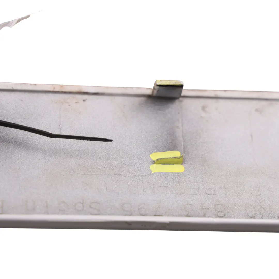 Seat Alhambra 7N Door Rail Sill Trim Cover Rear Left N/S White SIlver - B9Z - SKU 7N0843795-WHS - Part number 7N0843795