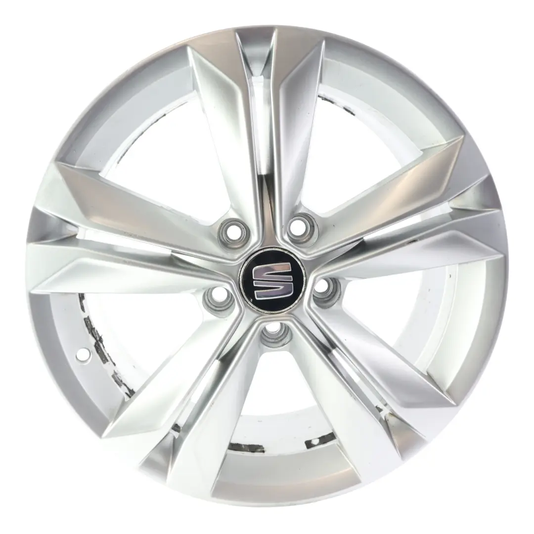 Seat Alhambra Silver Wheel Alloy Rim Dinamica 17" 7J ET:39 - SKU 7N5601025G-1 - Part number 7N5601025G