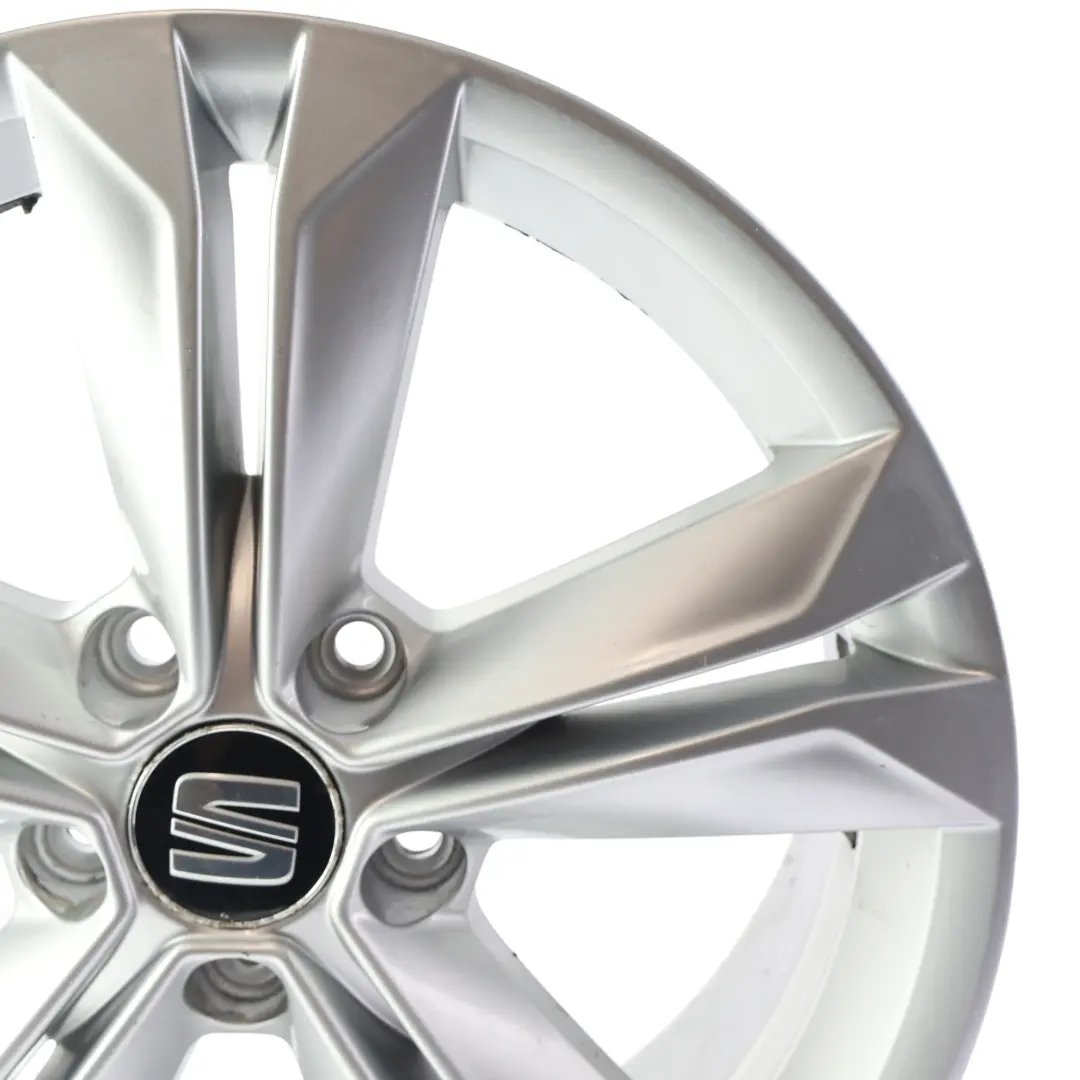 Alloy Wheel Rim 17" 7J ET:39 Dinamica Silver to Seat Alhambra with Part number 7N5601025G Seat Alhambra Alloy Wheel Rim 17" 7J ET:39 Dinamica Silver - SKU 7N5601025G-3 - Part number 7N5601025G