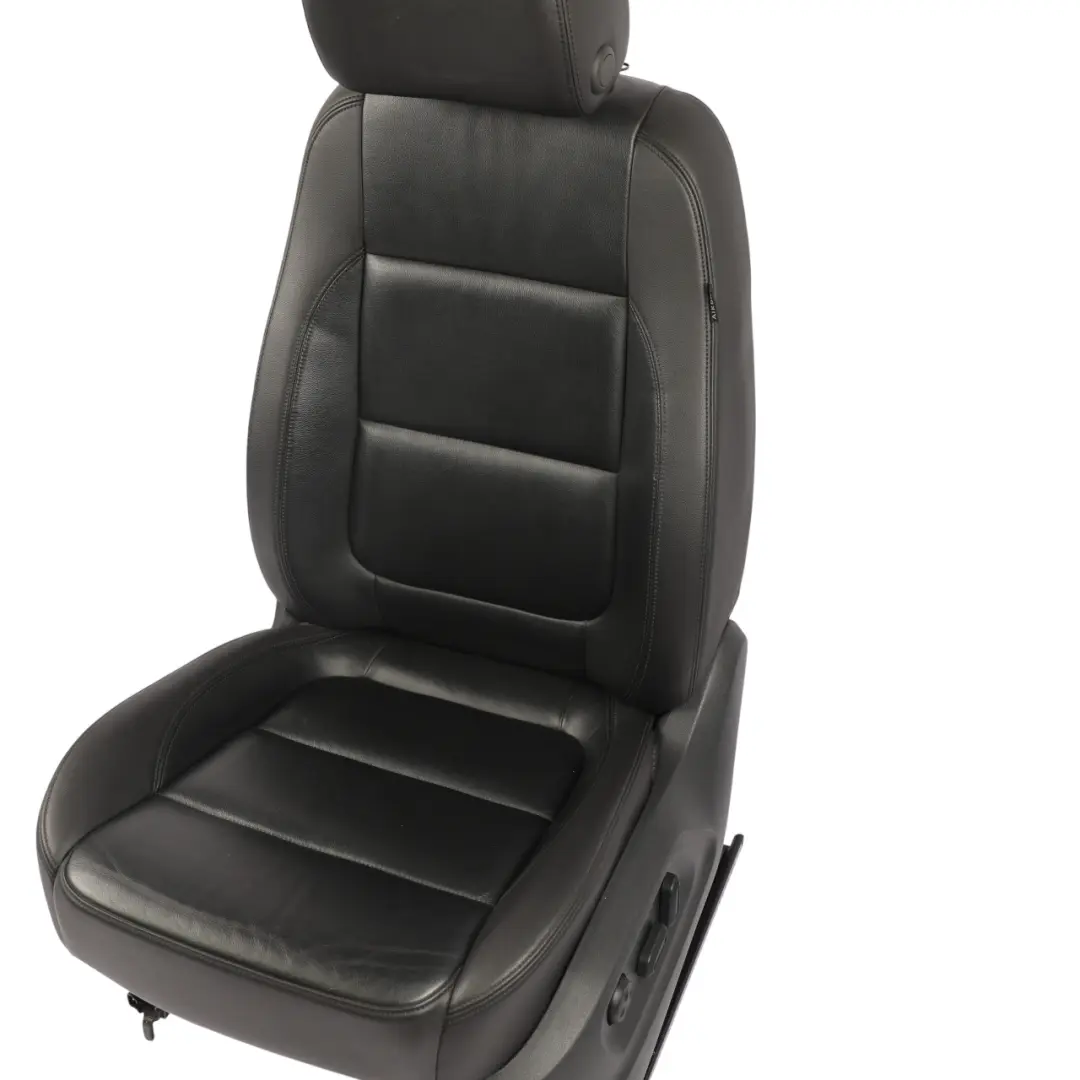 Seat Alhambra Mk2 Front Seat Heated Electric Left N/S Black Leather - SKU RHD-7N5881805AR-1 - Part number 7N5881805AR