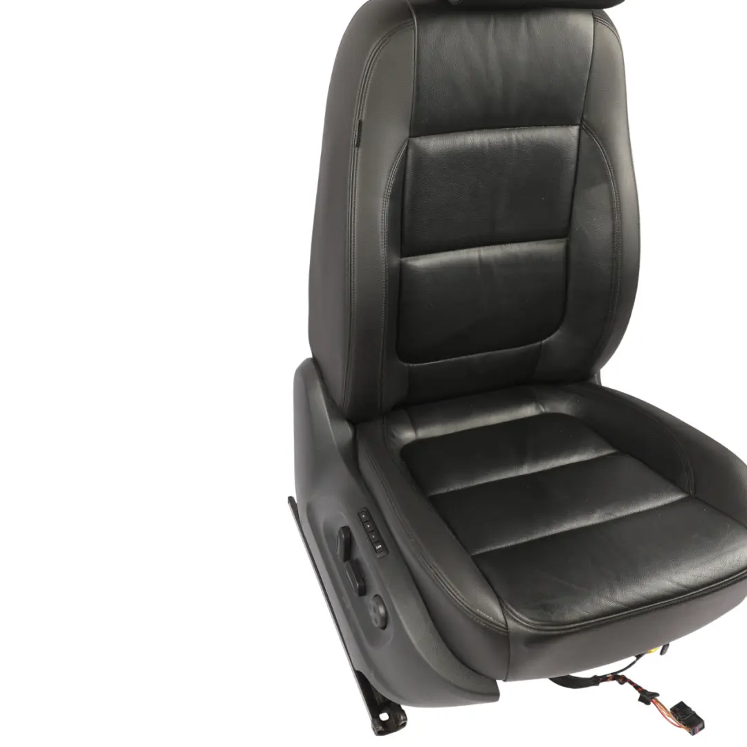 Seat Alhambra Mk2 Front Seat Heated Electric Memory Right O/S Black Leather - SKU 7N5881805AR-2 - Part number 7N5881805AR