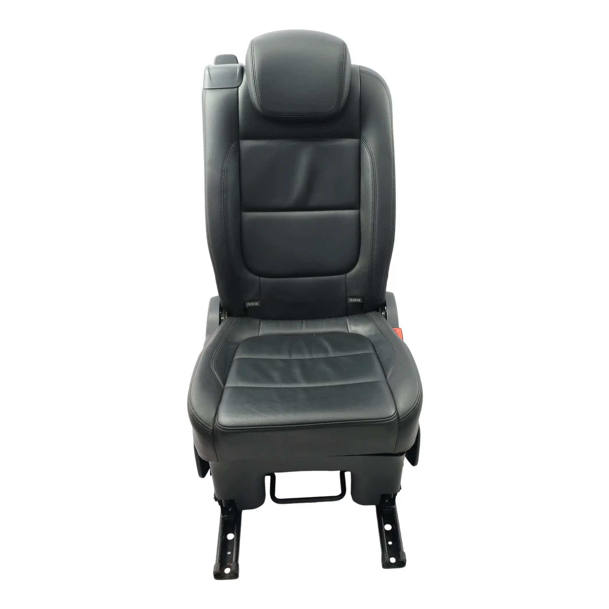 Seat Alhambra Mk2 2nd Seat Row Rear Right O/S Bench Couch Black Leather