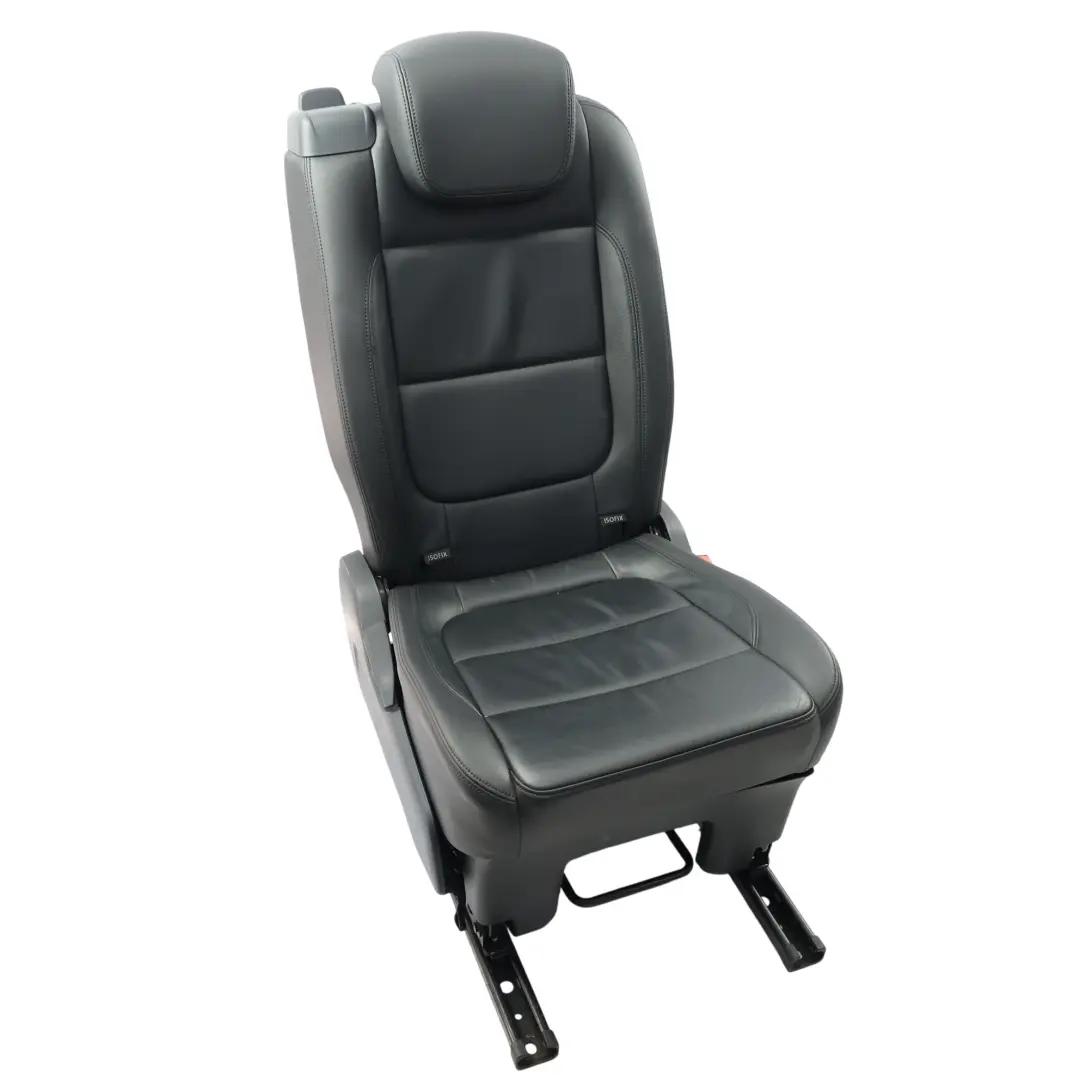 Seat Alhambra Mk2 2nd Seat Row Rear Right O/S Bench Couch Black Leather - SKU 7N5883806BD-2 - Part number 7N5883806BD