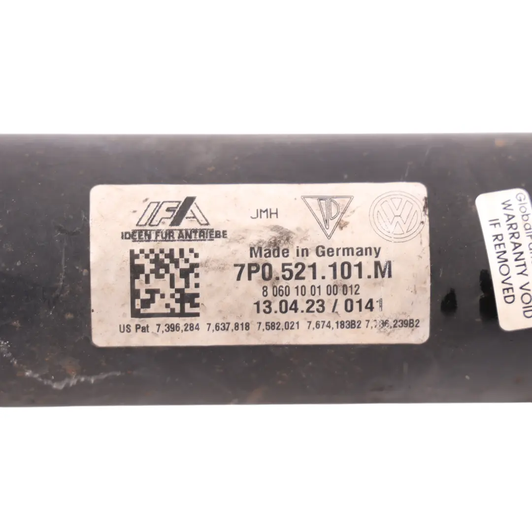 Front Cardan Prop Shaft Propshaft Petrol to Porsche Cayenne 92A with Part number 7P0521101M Porsche Cayenne 92A Front Cardan Prop Shaft Propshaft Petrol - SKU 7P0521101M - Part number 7P0521101M