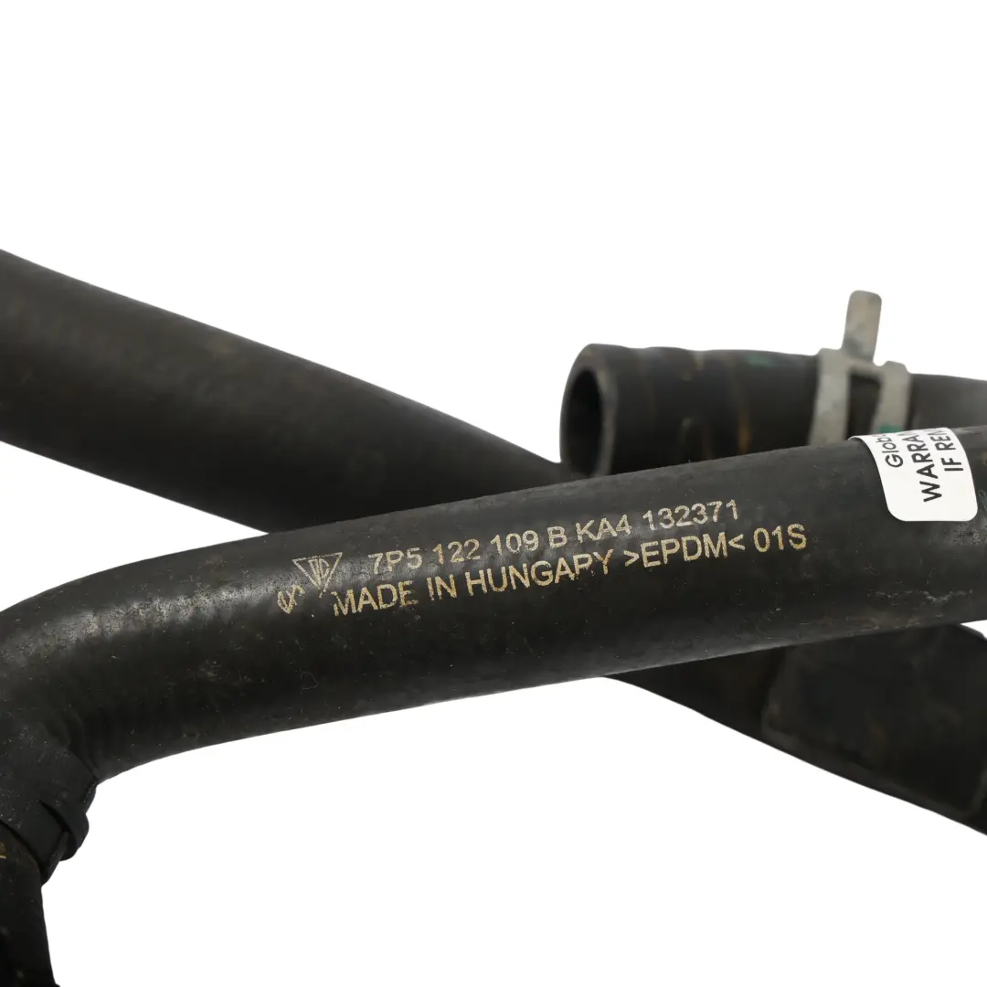 Water Coolant Pipe Hose Line 3.0 TFSI to Porsche Cayenne S 92A with Part number 7P5122109B Porsche Cayenne S 92A Water Coolant Pipe Hose Line 3.0 TFSI - SKU 7P5122109B - Part number 7P5122109B