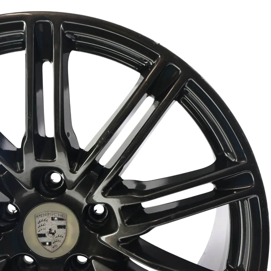 Porsche Cayenne 92A Jante Alliage Noir Sport 21" 10J ET:50 - SKU 7P5601025BF-1 - Numéro de pièce 7P5601025BF