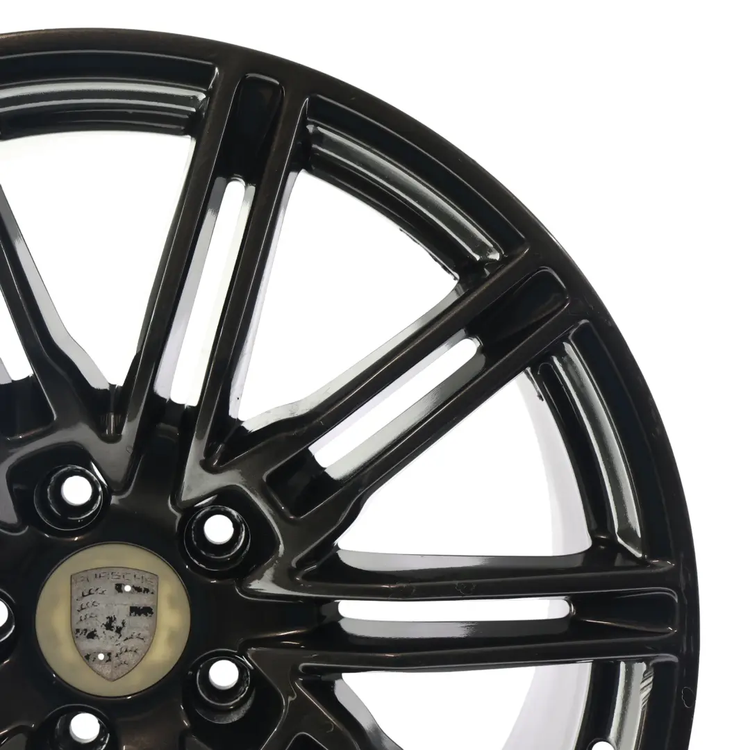 Porsche Cayenne 92A Black Alloy Wheel Rim Sport 21" 10J ET:50 - SKU 7P5601025L-1 - Part number 7P5601025L