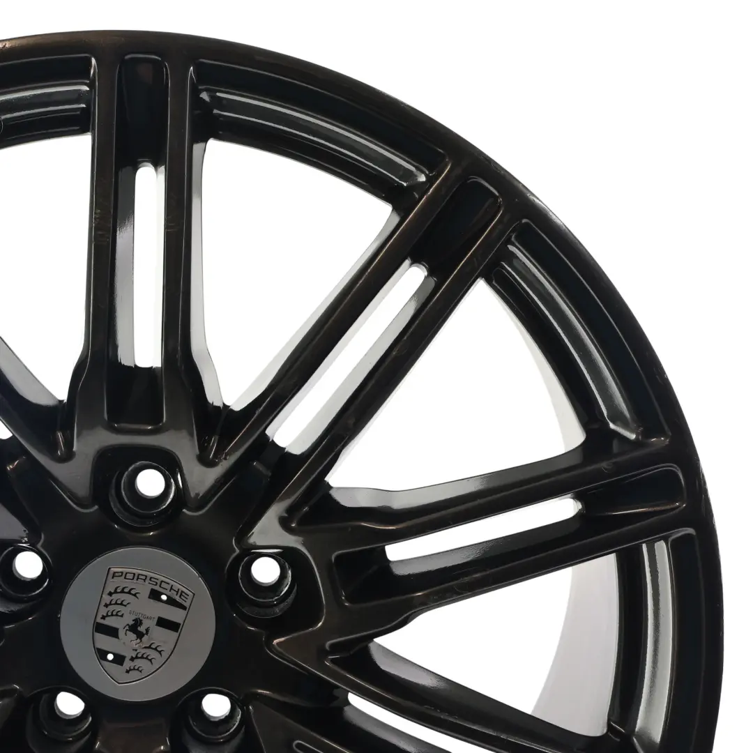 Cerchione Lega Nero Sport 21" 10J ET:50 per Porsche Cayenne 92A con numero di parte 7P5601025L Porsche Cayenne 92A Cerchione Lega Nero Sport 21" 10J ET:50 - SKU 7P5601025L-2 - Numero di parte 7P5601025L