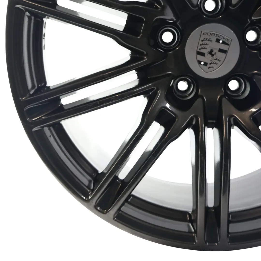 Porsche Cayenne 92A Black Alloy Wheel Rim Sport 21" 10J ET:50 - SKU 7P5601025L-2 - Part number 7P5601025L