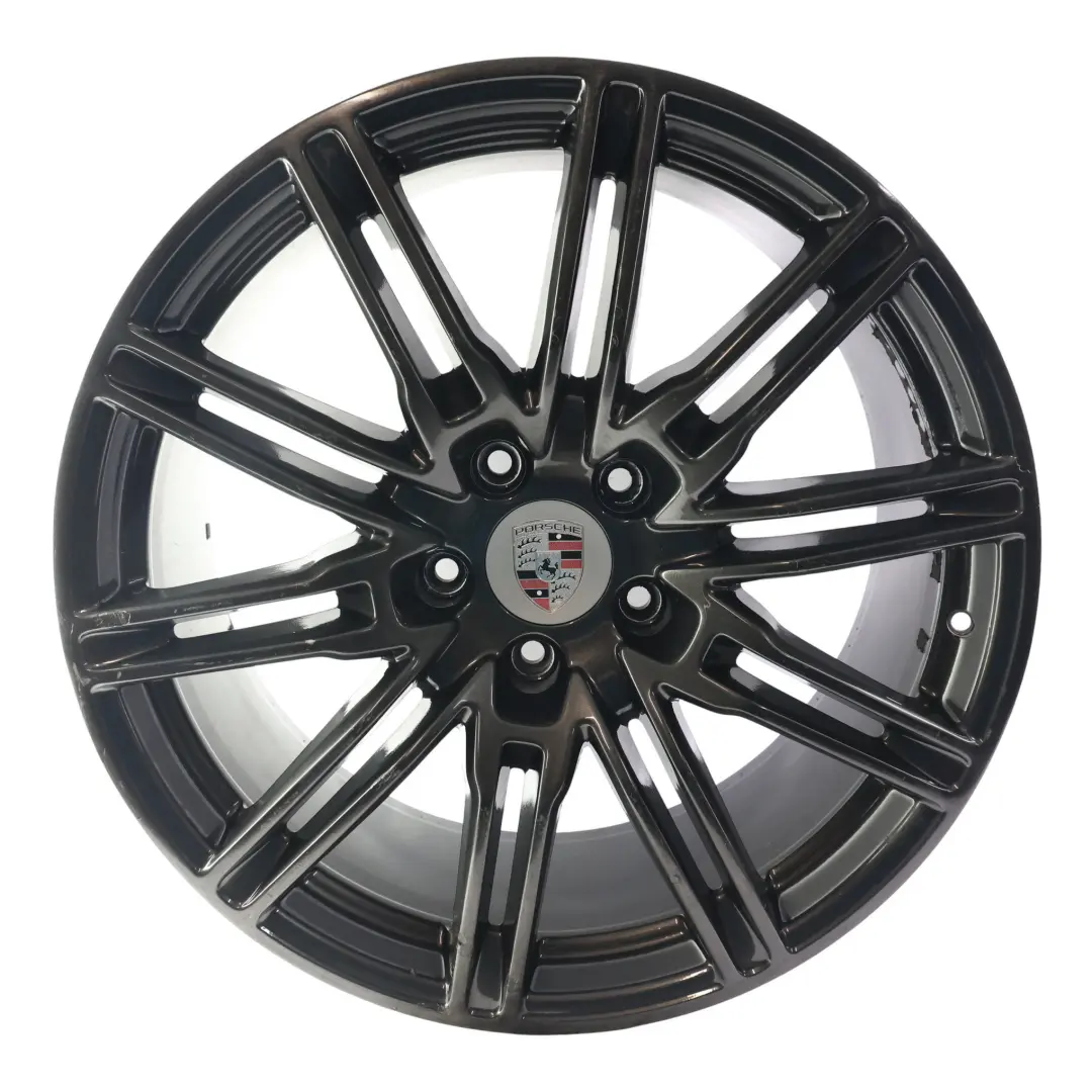 Alloy Wheel Rim Sport 21" 10J ET:50 to Porsche Cayenne 92A Black with Part number 7P5601025L Porsche Cayenne 92A Black Alloy Wheel Rim Sport 21" 10J ET:50 - SKU 7P5601025L-3 - Part number 7P5601025L