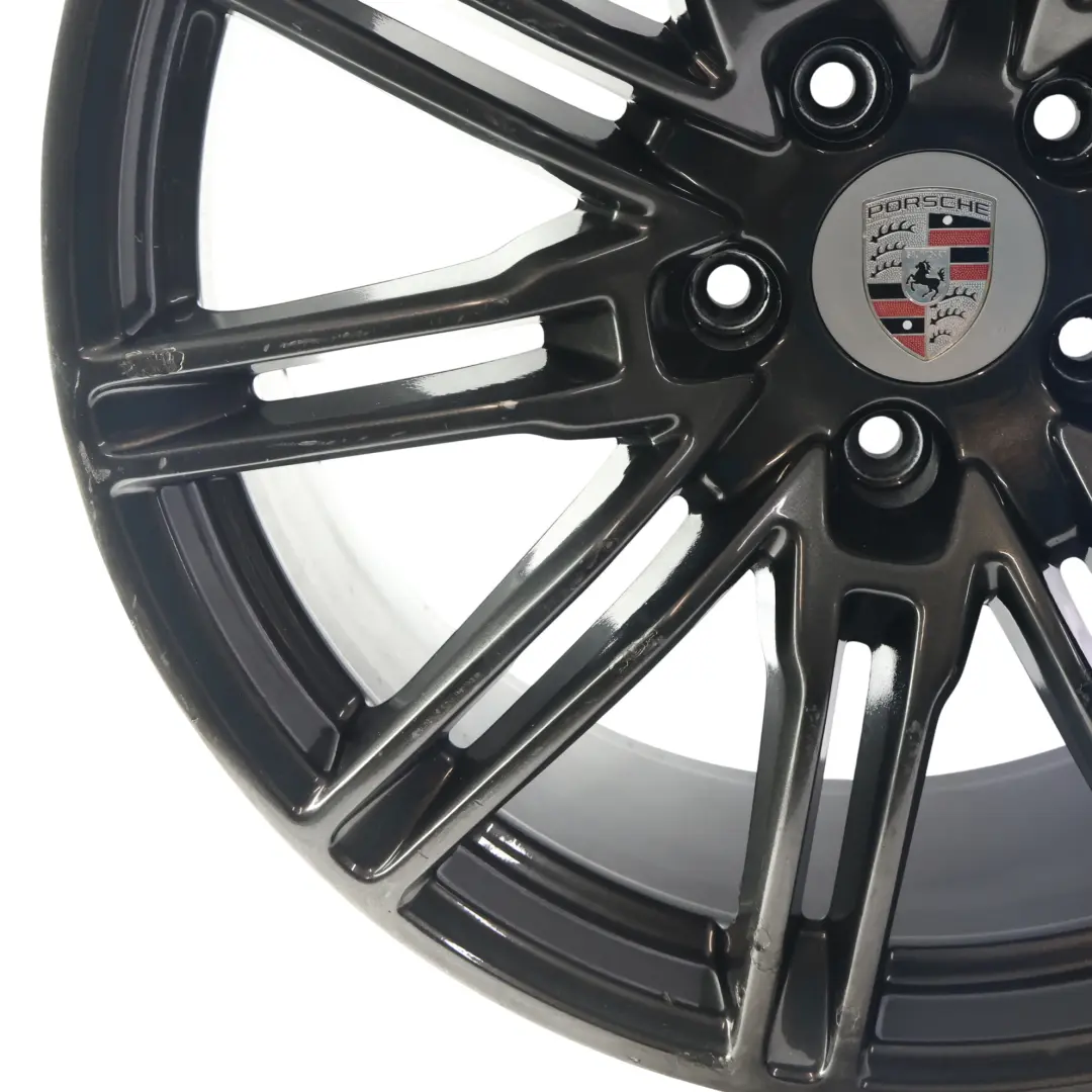 Alloy Wheel Rim Sport 21" 10J ET:50 to Porsche Cayenne 92A Black with Part number 7P5601025L Porsche Cayenne 92A Black Alloy Wheel Rim Sport 21" 10J ET:50 - SKU 7P5601025L-3 - Part number 7P5601025L