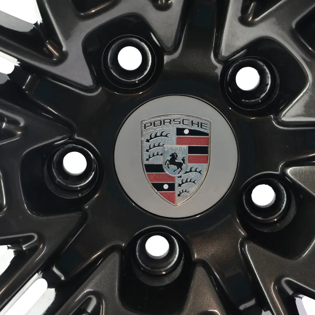 Porsche Cayenne 92A Black Alloy Wheel Rim Sport 21" 10J ET:50 - SKU 7P5601025L-3 - Part number 7P5601025L