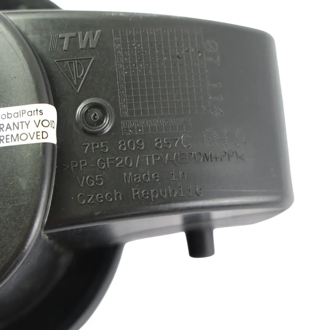 Filler Flap Cap Black 3.0 Petrol to Porsche Cayenne 92A Fuel with Part number 7P5809857C Porsche Cayenne 92A Fuel Filler Flap Cap Black 3.0 Petrol - SKU 7P5809857C - Part number 7P5809857C