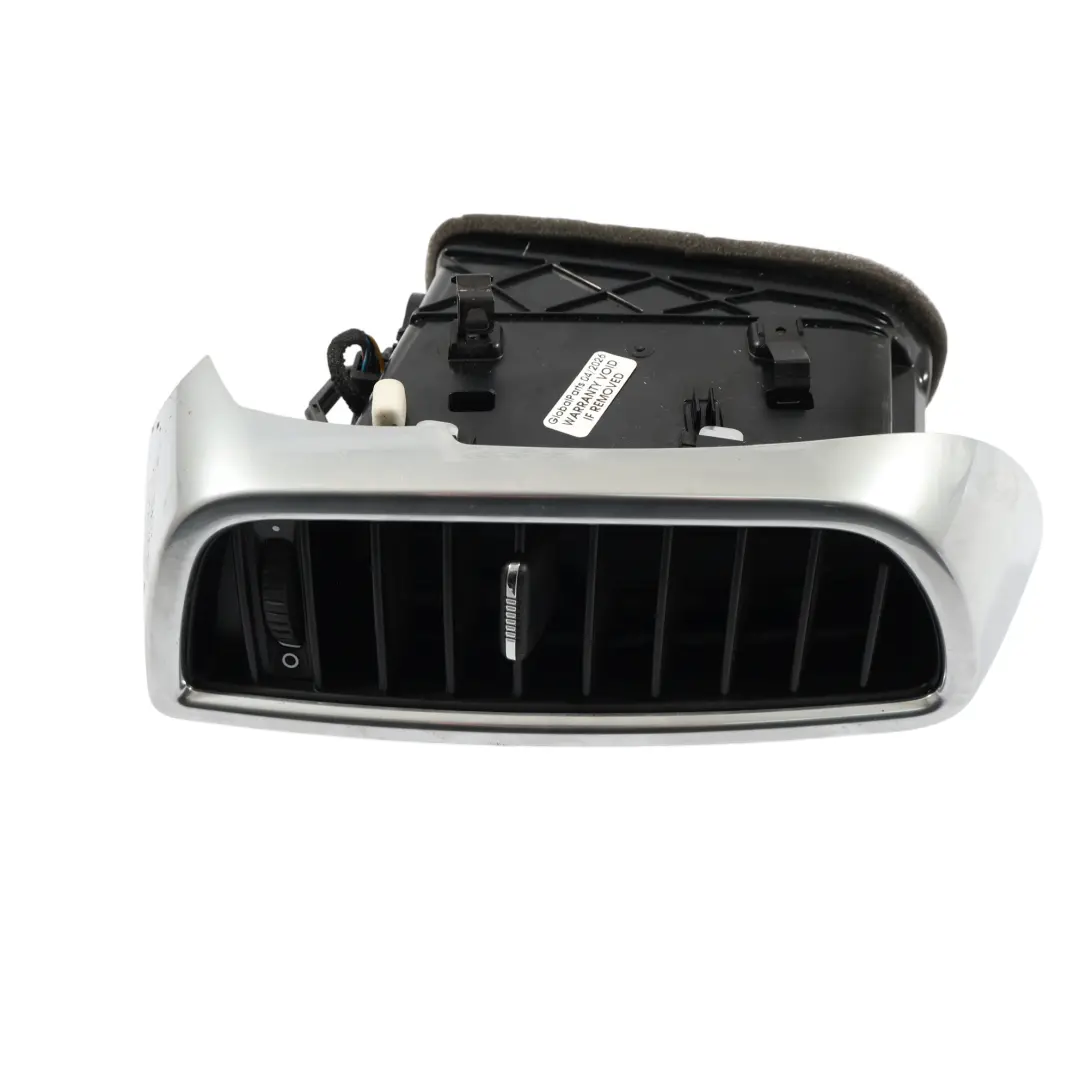 Porsche Cayenne 92A Aération Tableau Bord Central Gauche Noir Argent - SKU 7P5819727A - Numéro de pièce 7P5819727A