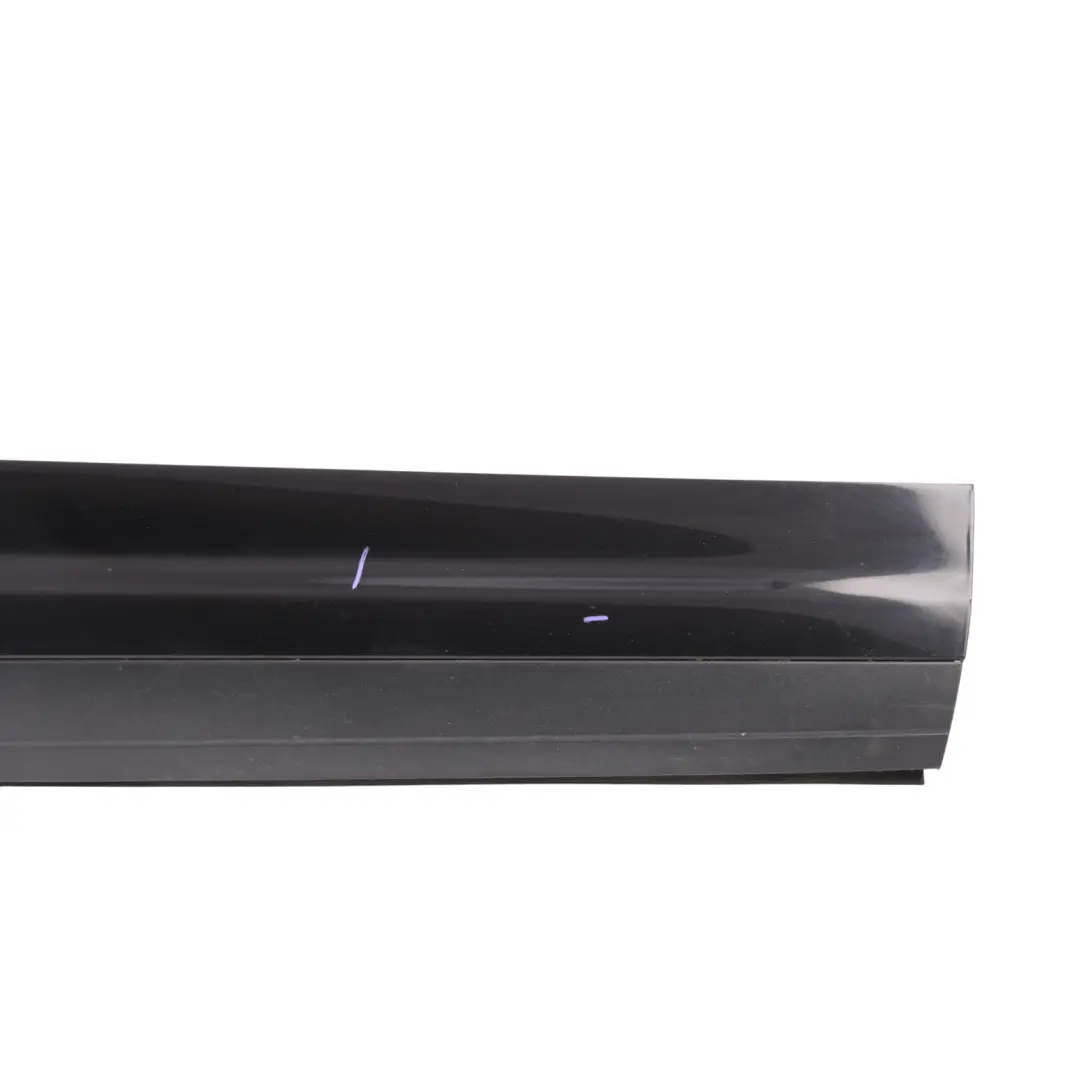 Porsche Cayenne Door Trim Moulding Front Right O/S Jet Black - C9X - SKU 7P5837788S-JBL - Part number 7P5837788S