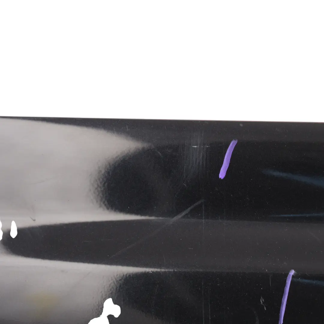 Porsche Cayenne Door Trim Moulding Front Right O/S Jet Black - C9X - SKU 7P5837788S-JBL - Part number 7P5837788S