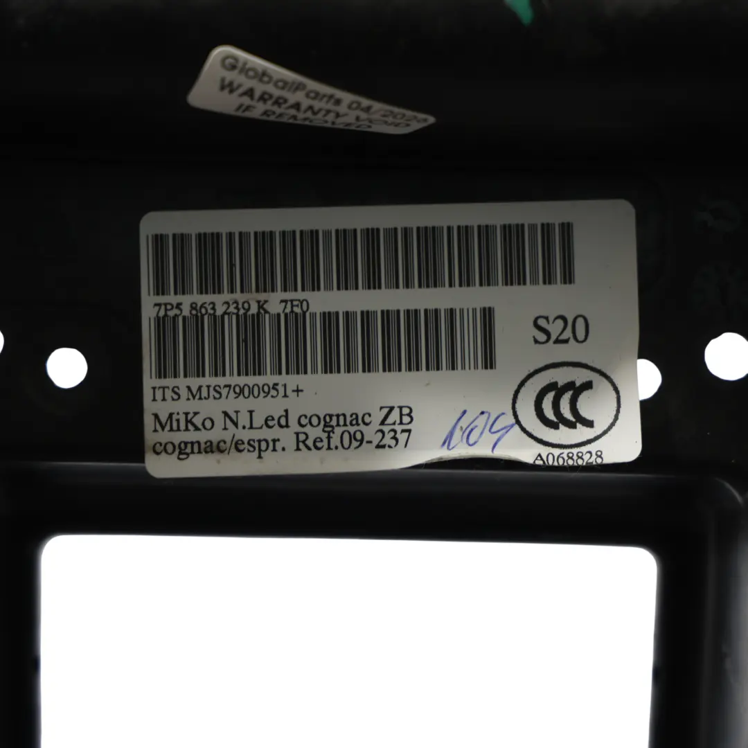 Mittelkonsole Basis Halterung Verkleidung für Porsche Cayenne 92A mit Teilenummer 7P5863239K Porsche Cayenne 92A Mittelkonsole Basis Halterung Verkleidung - SKU 7P5863239K - Teilenummer 7P5863239K