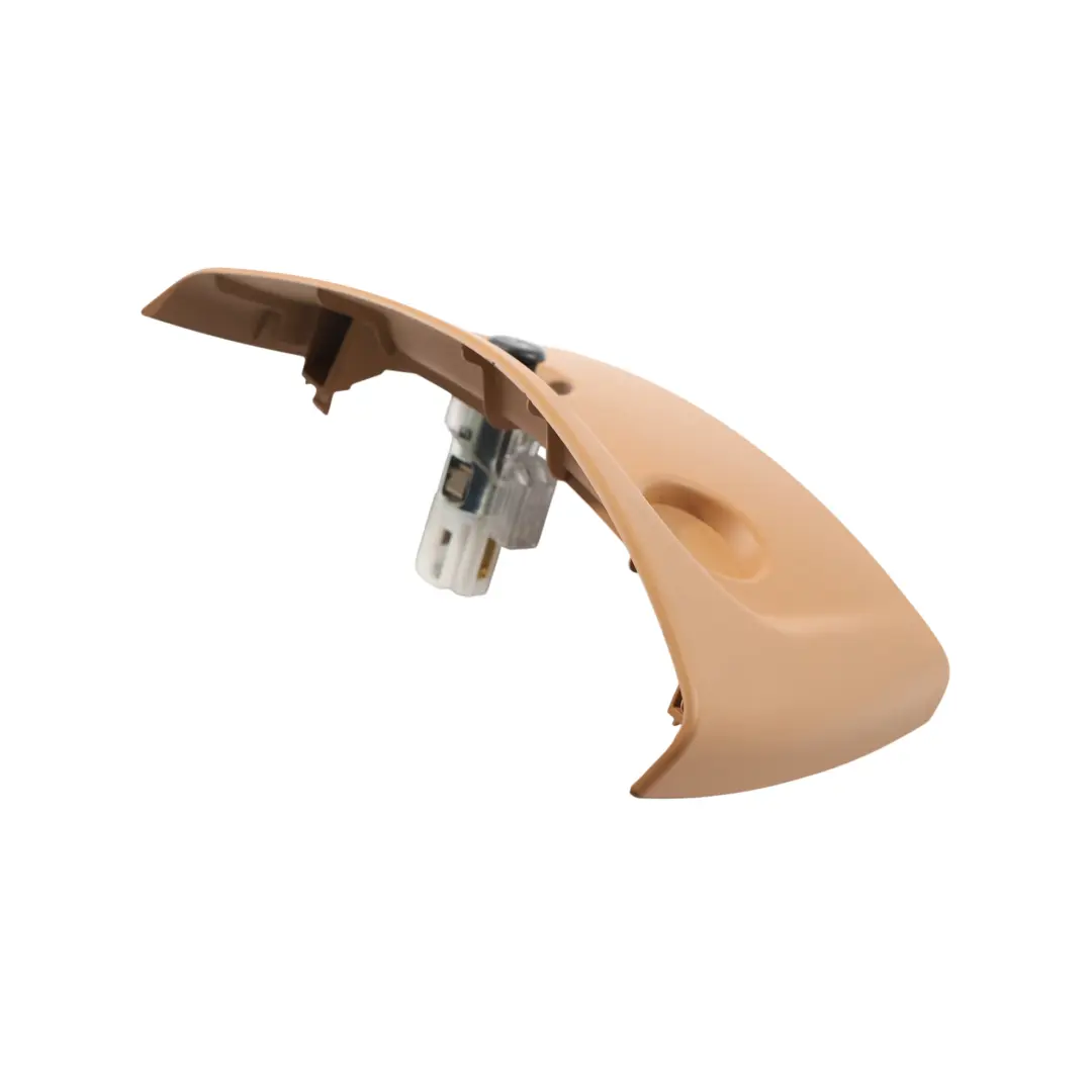 Porsche Cayenne 92A Rear Centre Console Panel 12V Socket Trim Beige - SKU 7P5863440-1 - Part number 7P5863440