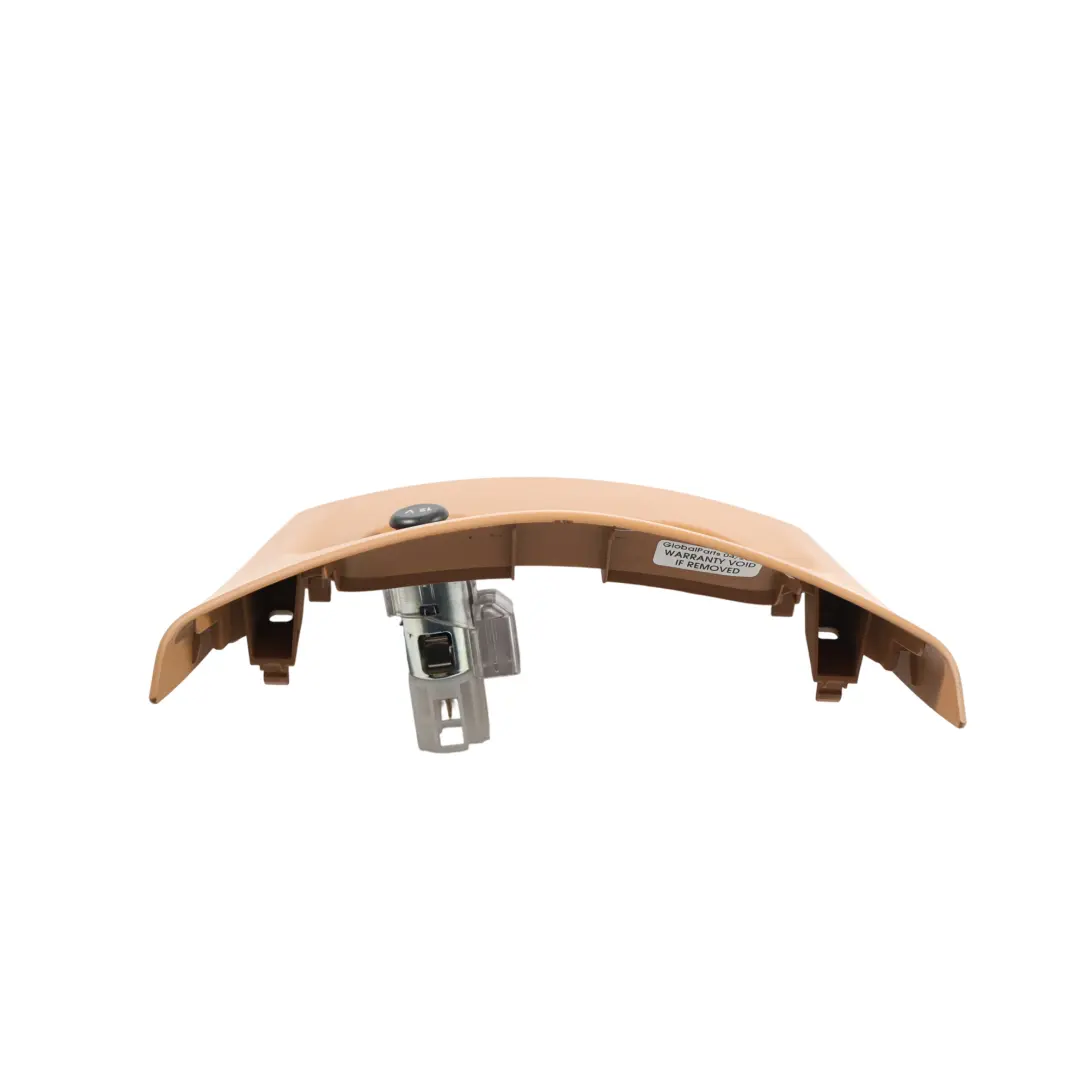 Centre Console Panel 12V Socket Trim Beige to Porsche Cayenne 92A Rear with Part number 7P5863440 Porsche Cayenne 92A Rear Centre Console Panel 12V Socket Trim Beige - SKU 7P5863440-1 - Part number 7P5863440