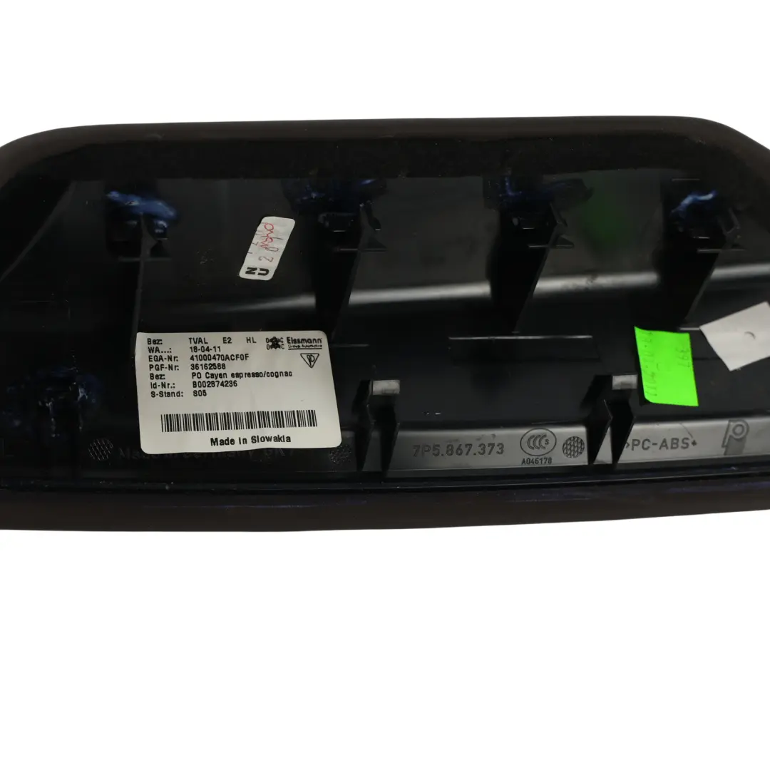Porsche Cayenne 92A Türverkleidung Armauflage Abdeckung Hinten Links - SKU 7P5867373-1 - Teilenummer 7P5867373