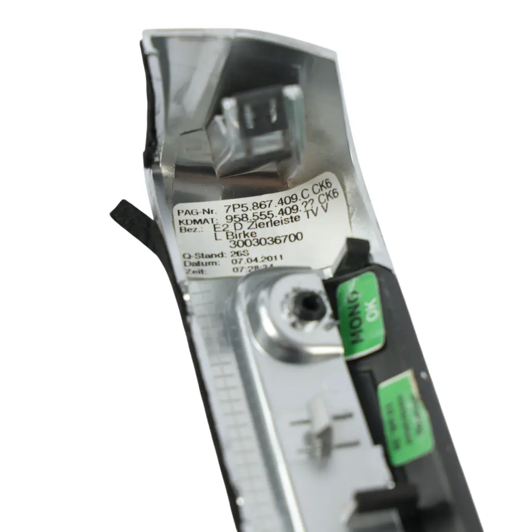 Porsche Cayenne 92A Pannello Porta Rivestimento Anteriore Sinistro - SKU 7P5867409-1 - Numero di parte 7P5867409