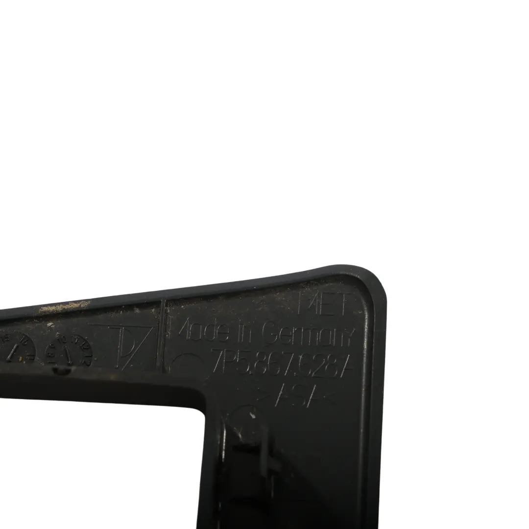 Hinge Trim Cover Panel Black to Porsche Cayenne 92A Tailgate with Part number 7P5867628A Porsche Cayenne 92A Tailgate Hinge Trim Cover Panel Black - SKU 7P5867628A - Part number 7P5867628A