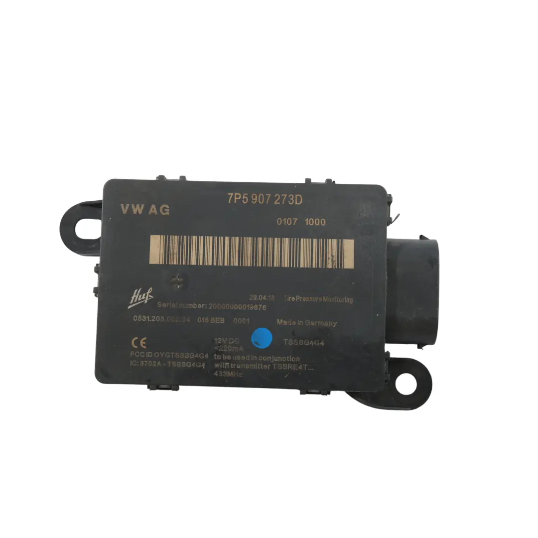 Porsche Cayenne 92A Module Contrôle Pression Pneus ECU - SKU 7P5907273D - Numéro de pièce 7P5907273D