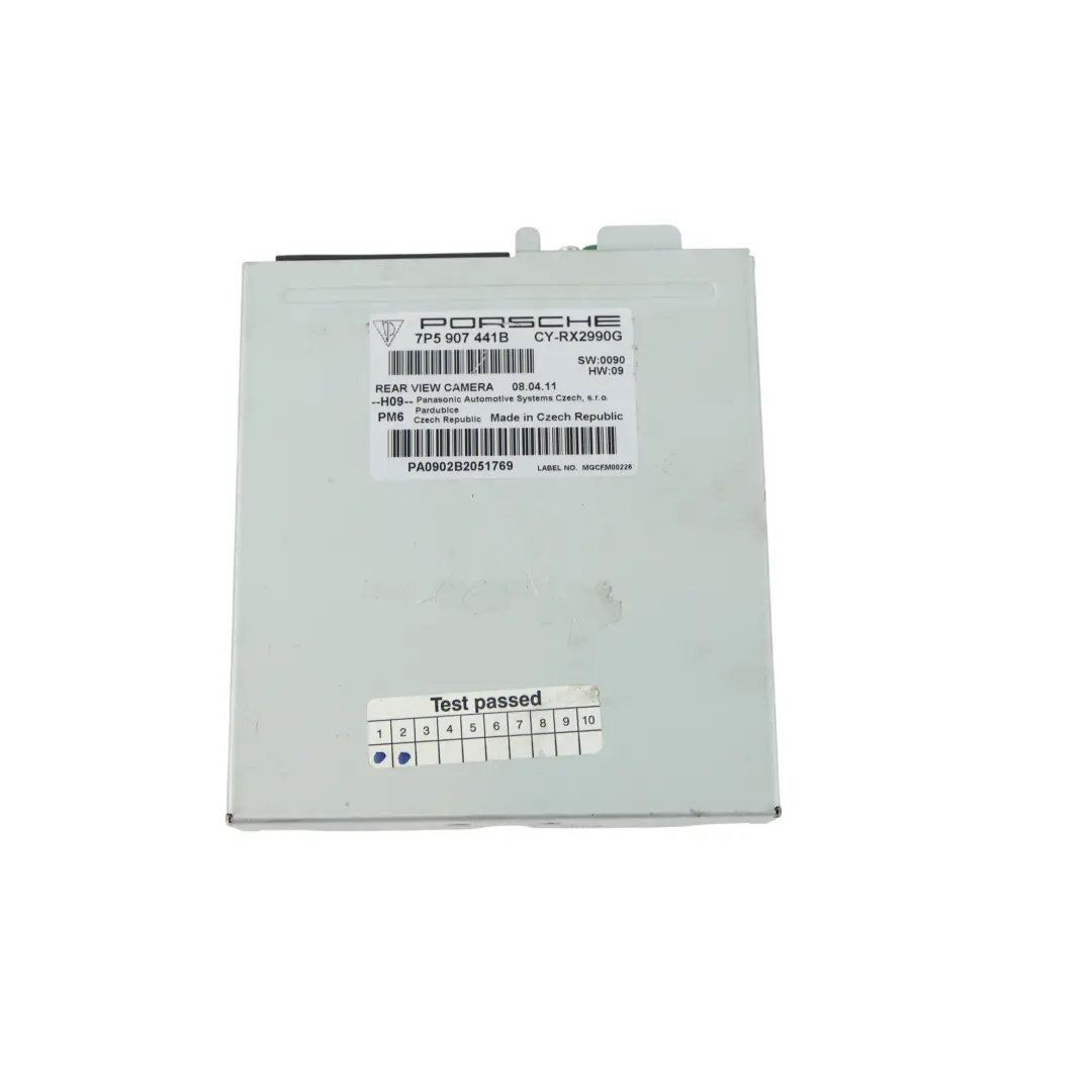 Porsche Cayenne 92A Rückfahrkamera System Steuergerät ECU - SKU 7P5907441B - Teilenummer 7P5907441B