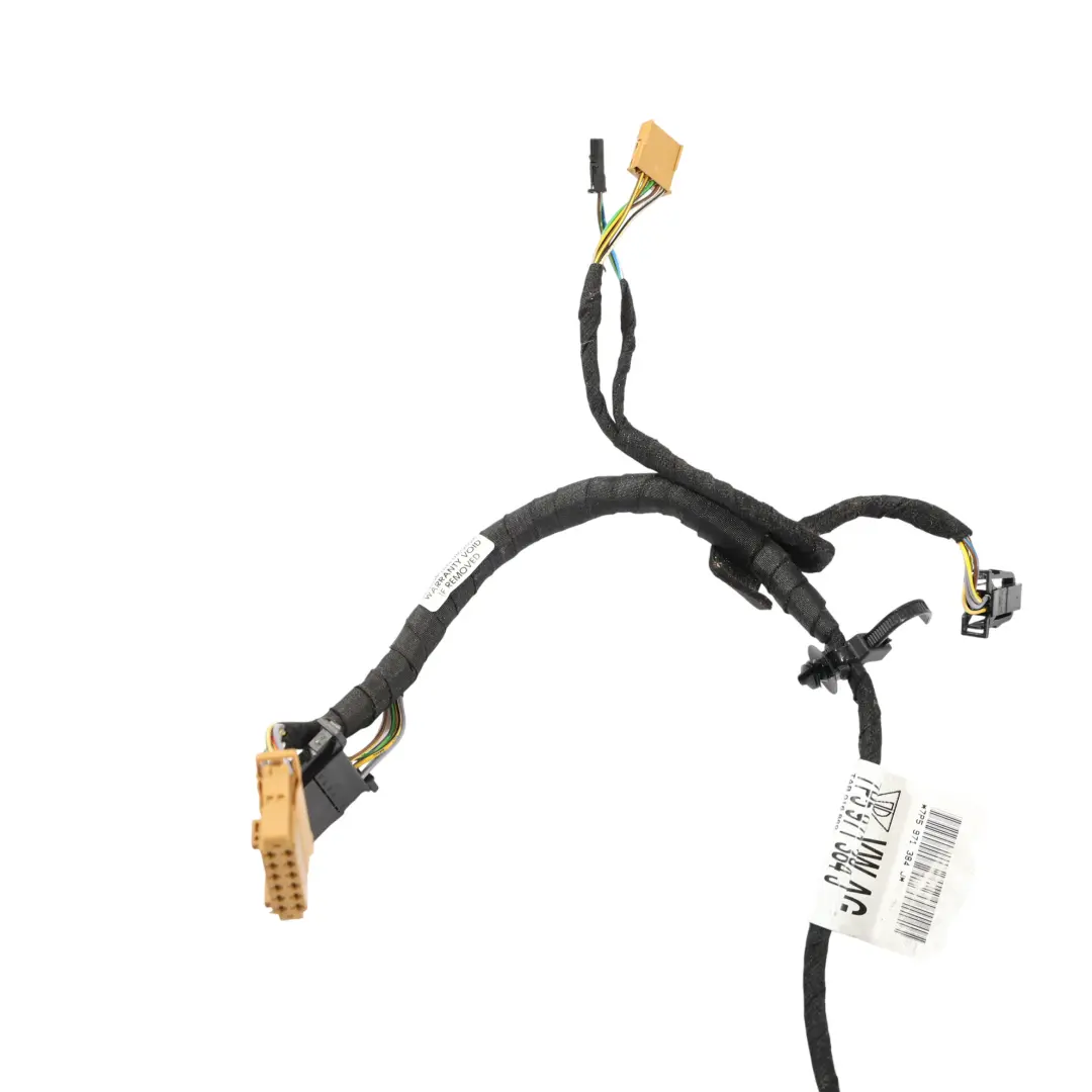 Backrest Wiring Loom Cable Left Right N/O/S to Porsche Cayenne 92A Seat with Part number 7P5971384J Porsche Cayenne 92A Seat Backrest Wiring Loom Cable Left Right N/O/S - SKU 7P5971384J - Part number 7P5971384J