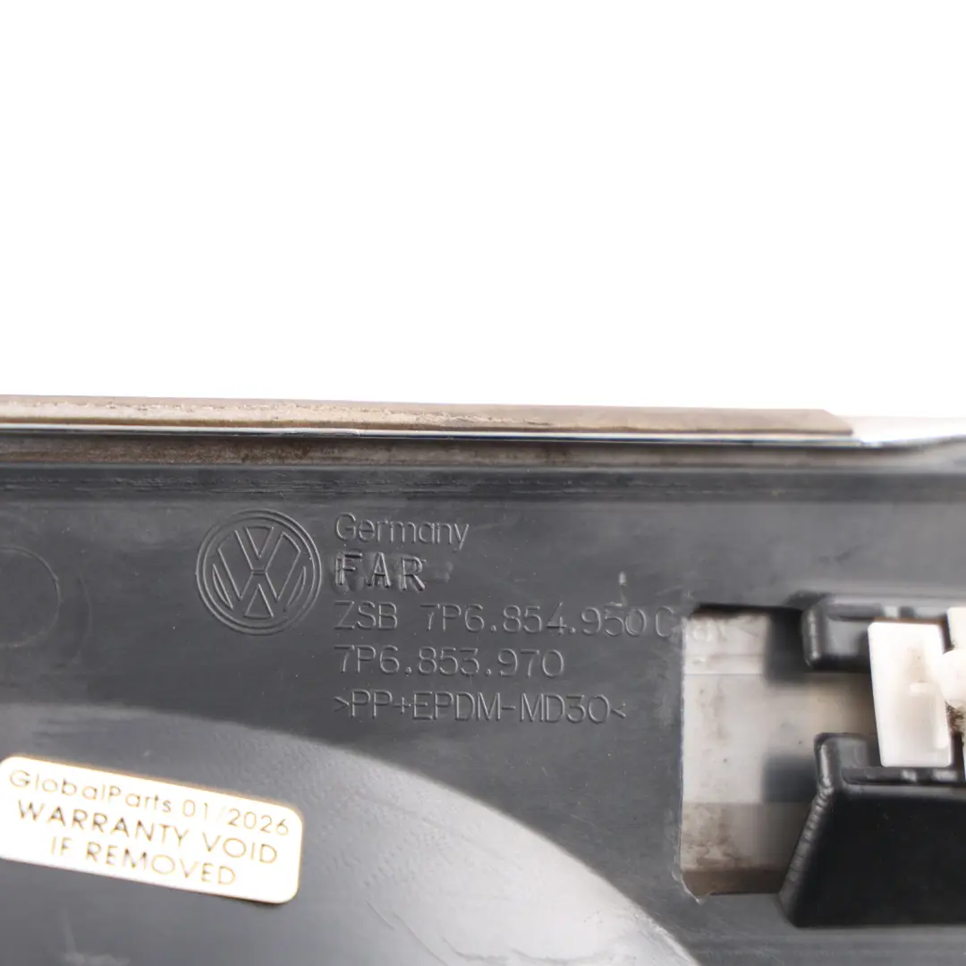VW Touareg 7P Door Trim Moulding Rear Right O/S Graphite Grey - M7W - SKU 7P6854950C-GGR - Part number 7P6854950C