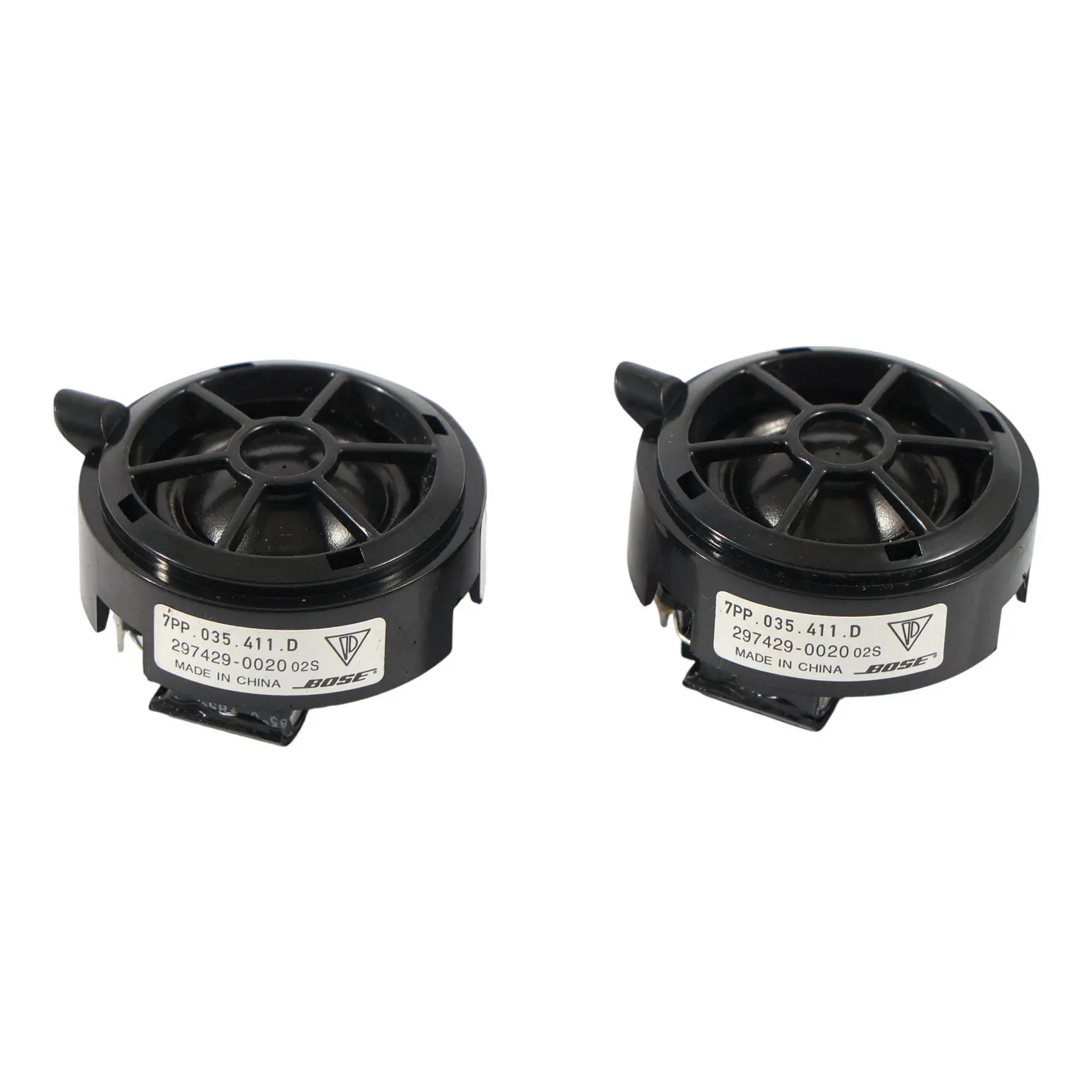 Porsche Cayenne 92A Tweeter Puerta Trasera Izquierdo Derecho SET 7PP035411D